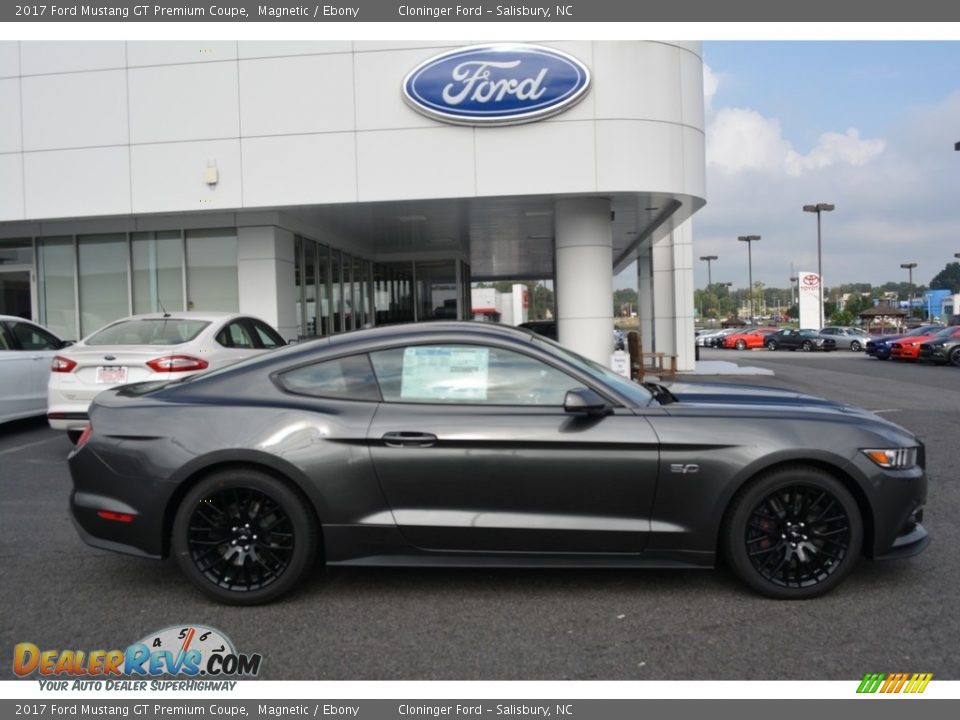 2017 Ford Mustang GT Premium Coupe Magnetic / Ebony Photo #2