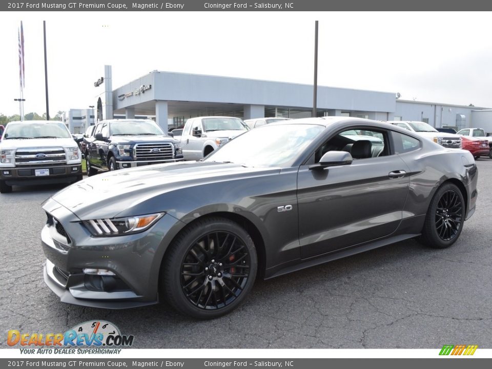 2017 Ford Mustang GT Premium Coupe Magnetic / Ebony Photo #3