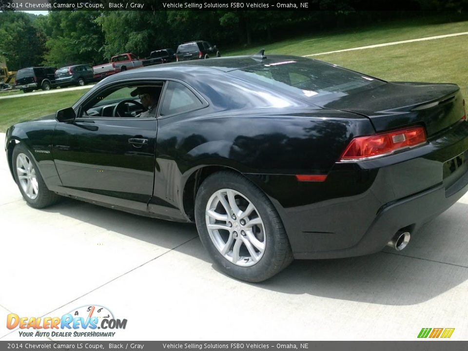 2014 Chevrolet Camaro LS Coupe Black / Gray Photo #2