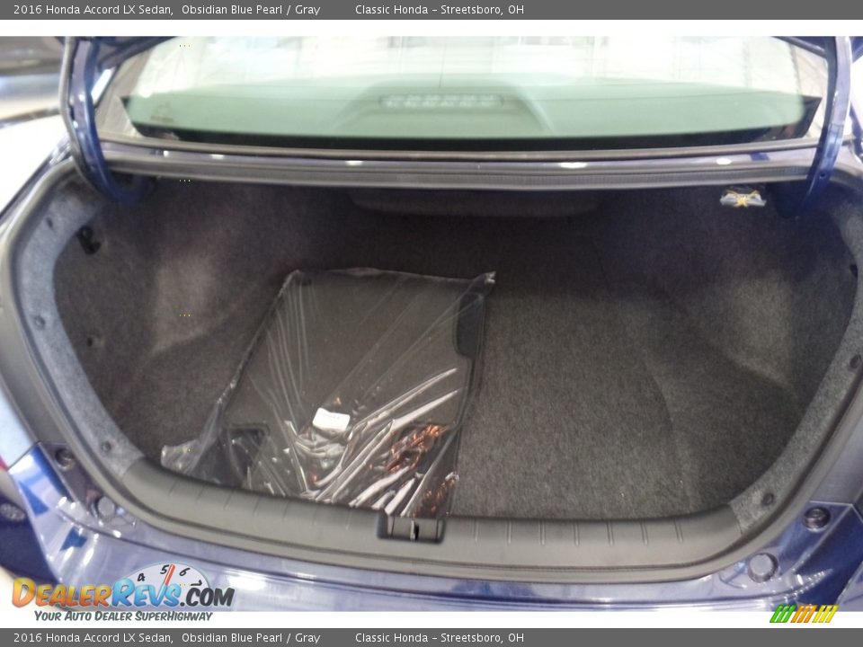 2016 Honda Accord LX Sedan Obsidian Blue Pearl / Gray Photo #13