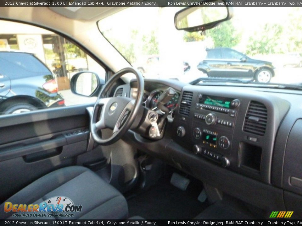 2012 Chevrolet Silverado 1500 LT Extended Cab 4x4 Graystone Metallic / Ebony Photo #7