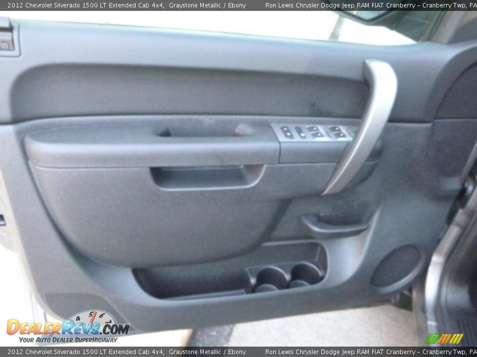 2012 Chevrolet Silverado 1500 LT Extended Cab 4x4 Graystone Metallic / Ebony Photo #13