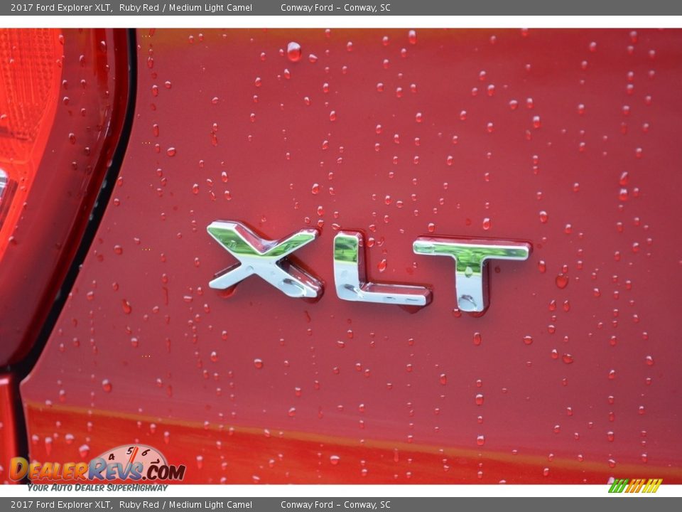 2017 Ford Explorer XLT Ruby Red / Medium Light Camel Photo #5