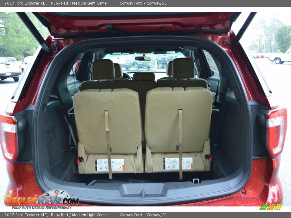 2017 Ford Explorer XLT Ruby Red / Medium Light Camel Photo #6