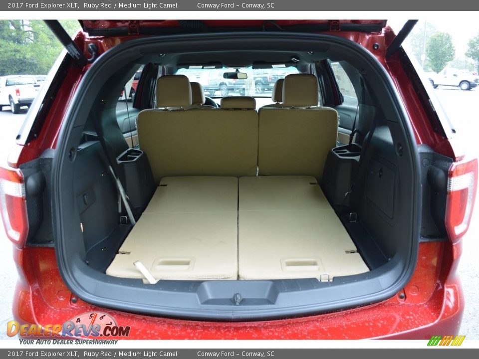 2017 Ford Explorer XLT Ruby Red / Medium Light Camel Photo #7