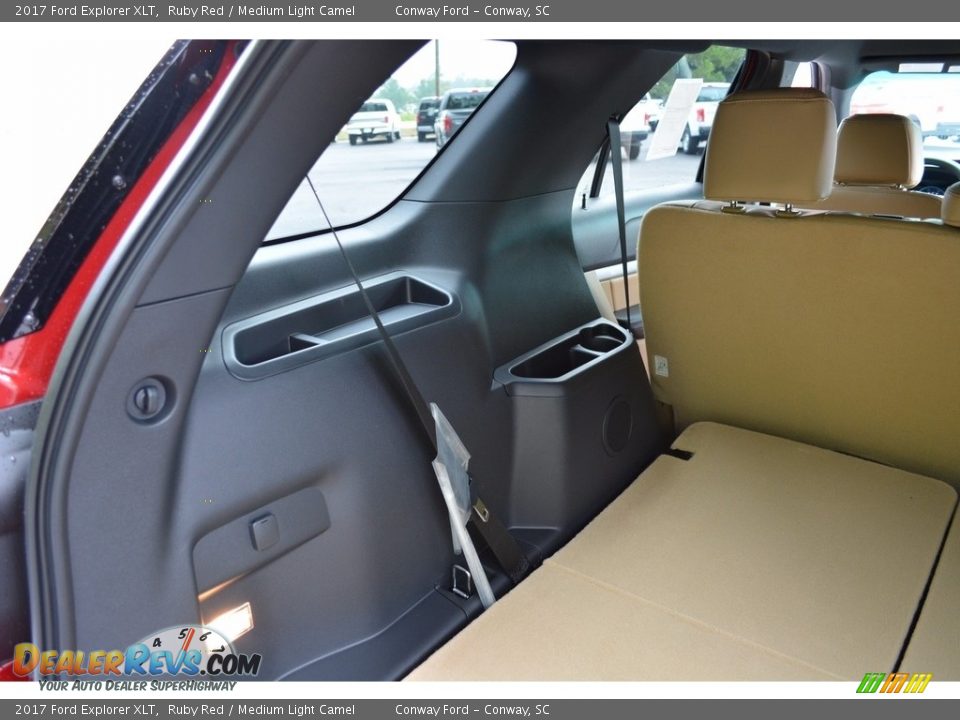 2017 Ford Explorer XLT Ruby Red / Medium Light Camel Photo #8