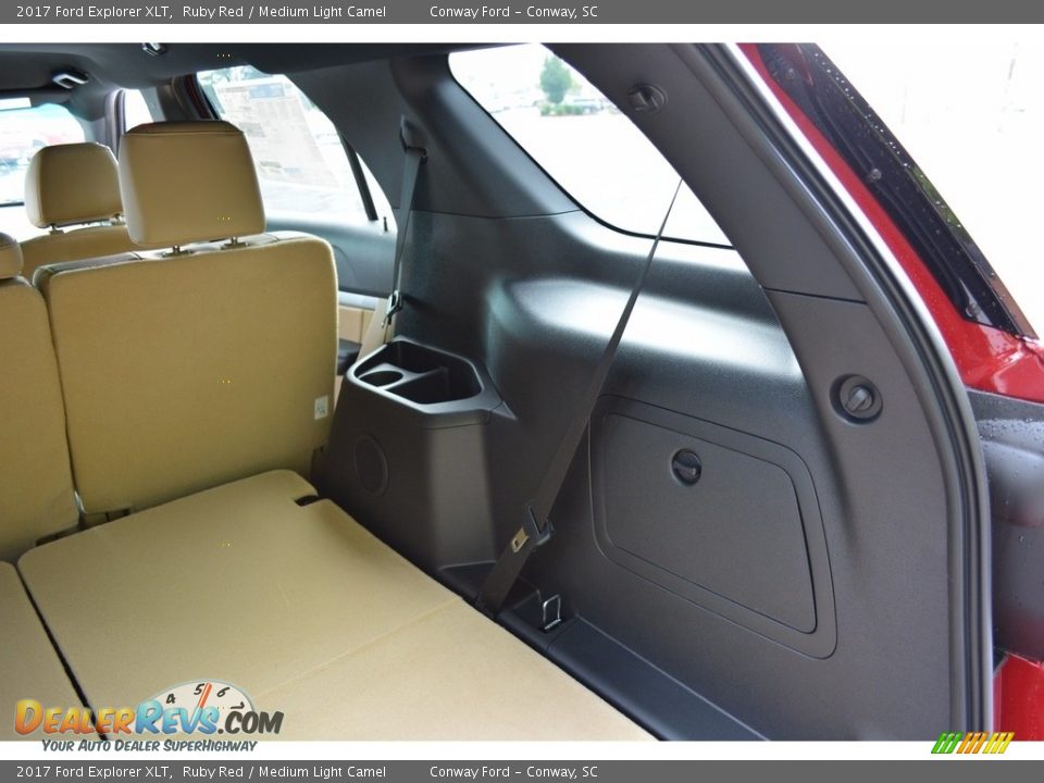 2017 Ford Explorer XLT Ruby Red / Medium Light Camel Photo #10