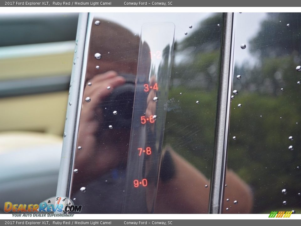 2017 Ford Explorer XLT Ruby Red / Medium Light Camel Photo #17