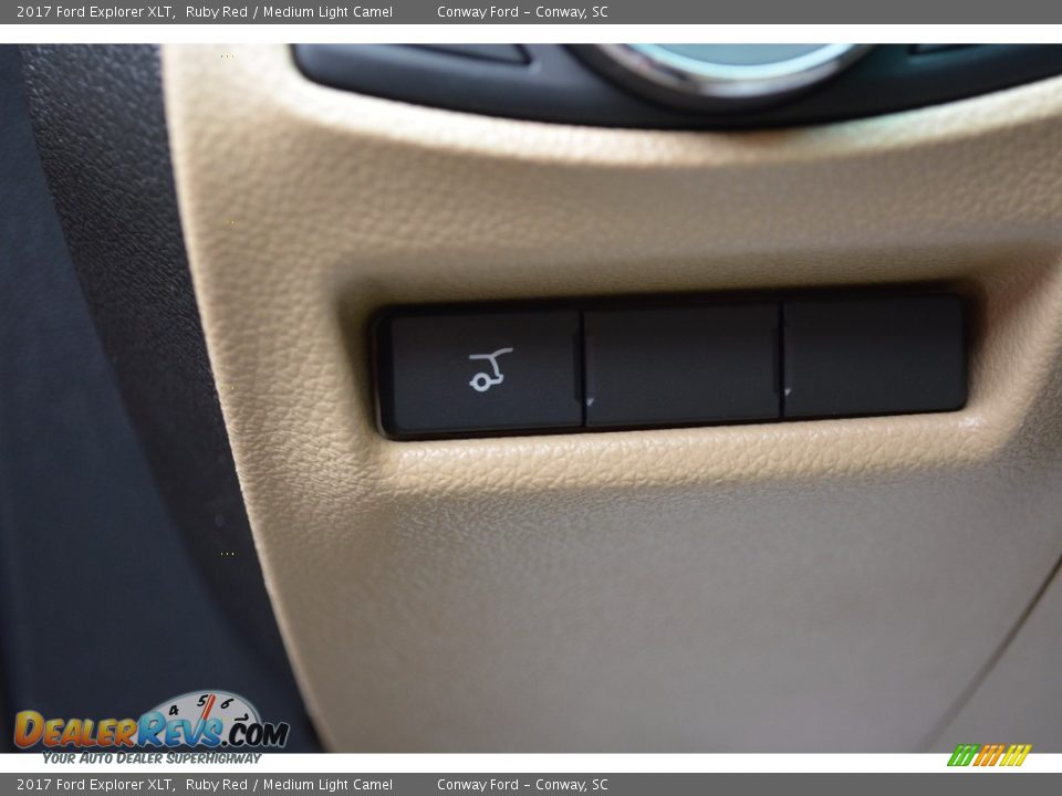 2017 Ford Explorer XLT Ruby Red / Medium Light Camel Photo #19