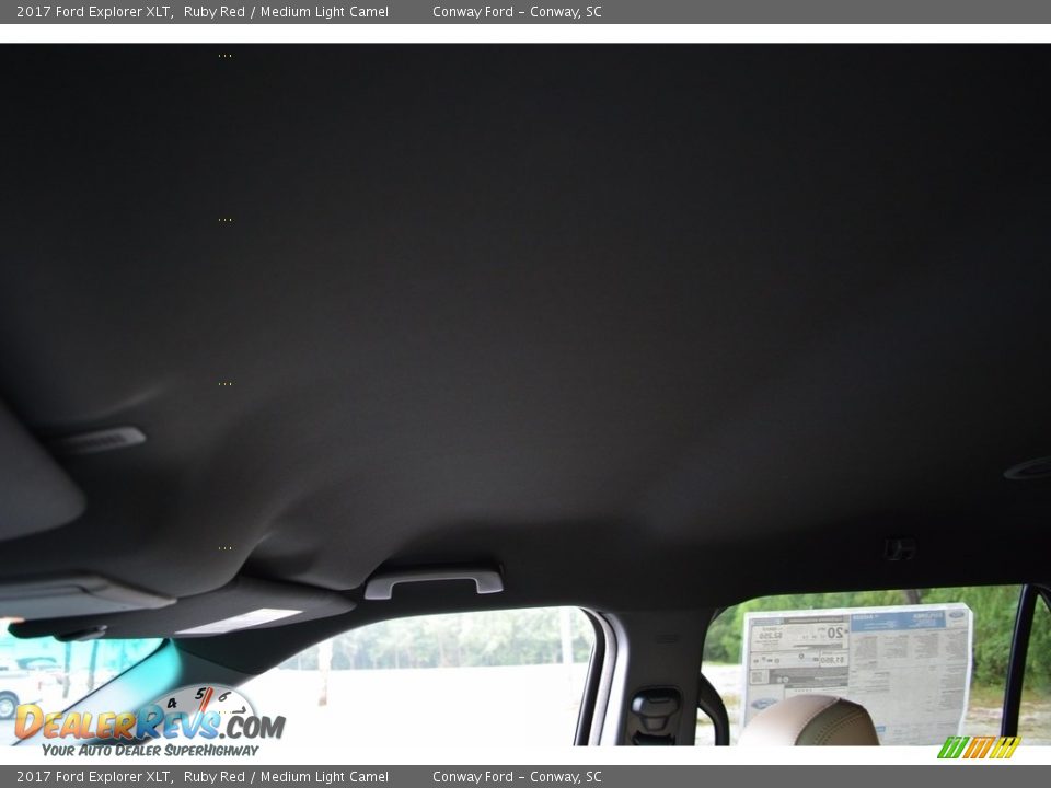 2017 Ford Explorer XLT Ruby Red / Medium Light Camel Photo #20