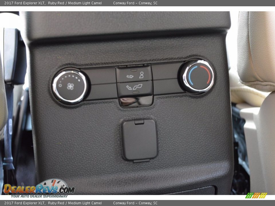 2017 Ford Explorer XLT Ruby Red / Medium Light Camel Photo #28