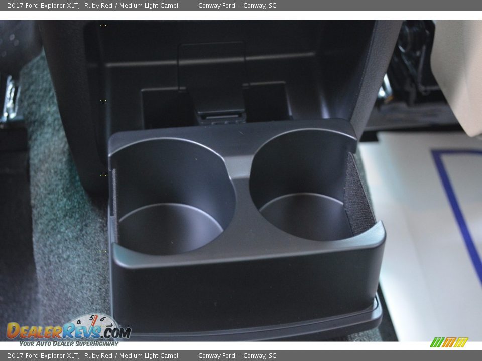 2017 Ford Explorer XLT Ruby Red / Medium Light Camel Photo #30