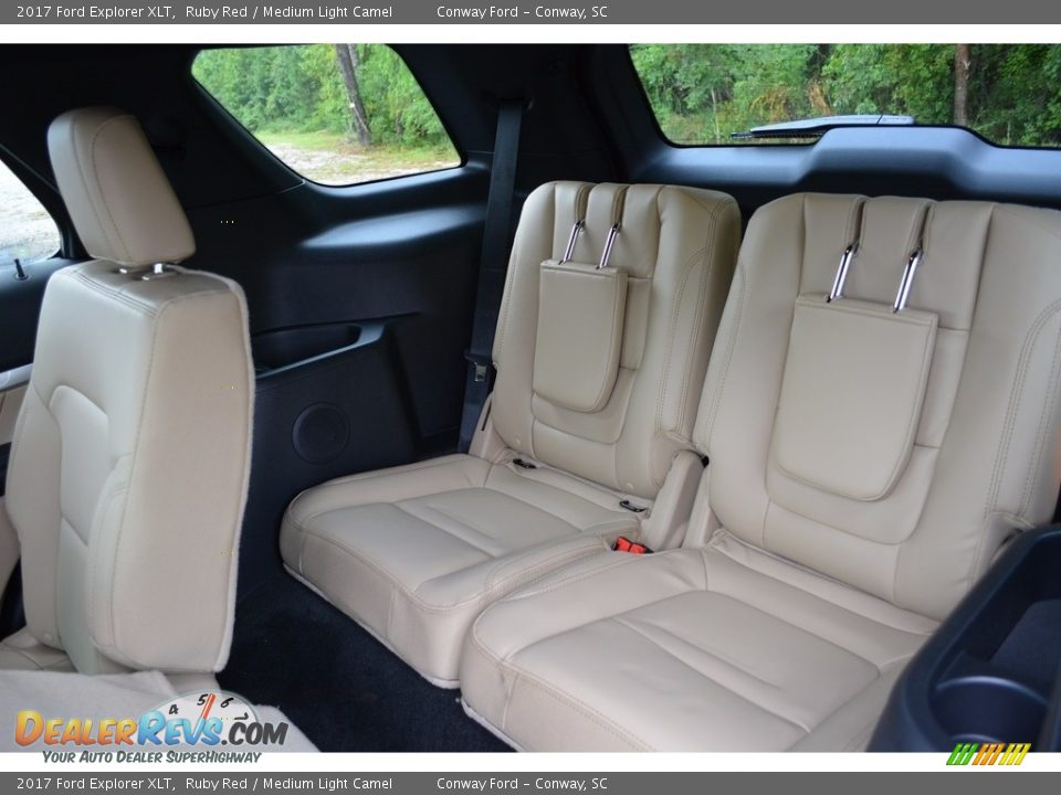2017 Ford Explorer XLT Ruby Red / Medium Light Camel Photo #31