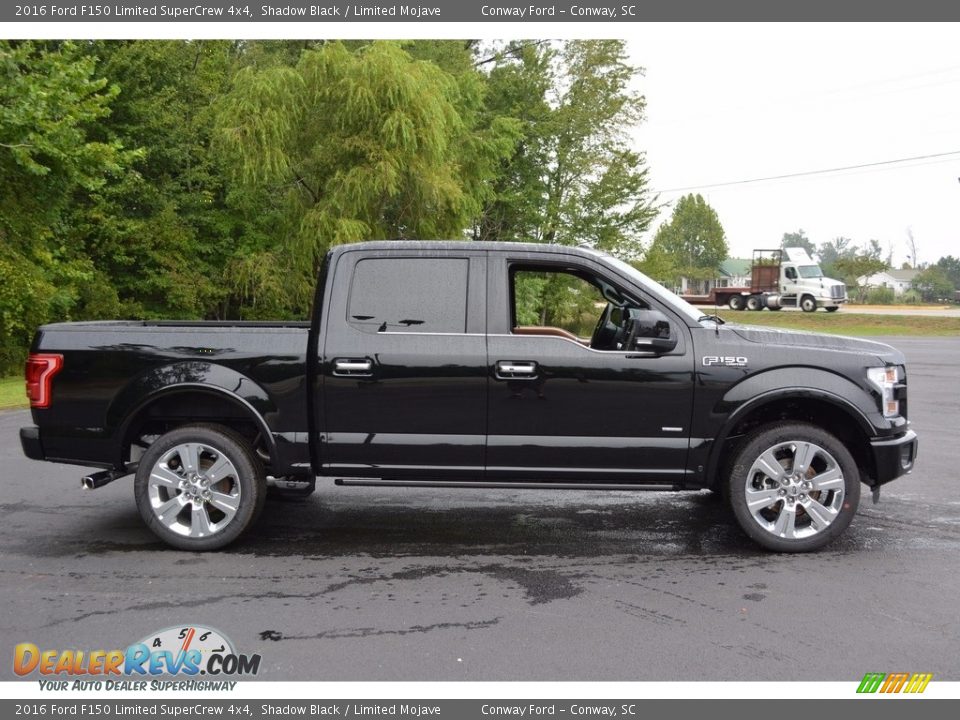 2016 Ford F150 Limited SuperCrew 4x4 Shadow Black / Limited Mojave Photo #2