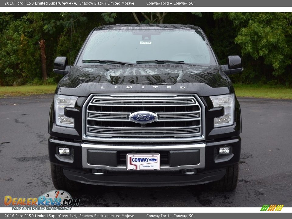 2016 Ford F150 Limited SuperCrew 4x4 Shadow Black / Limited Mojave Photo #10