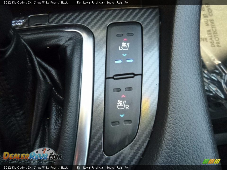 2012 Kia Optima SX Snow White Pearl / Black Photo #16