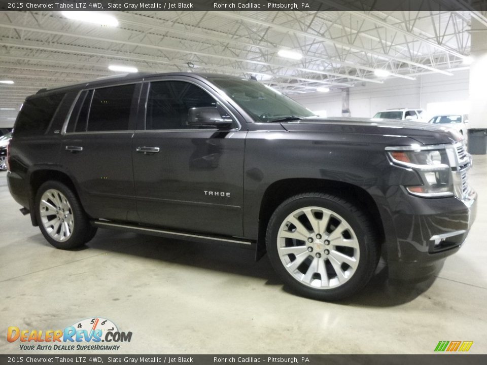 2015 Chevrolet Tahoe LTZ 4WD Slate Gray Metallic / Jet Black Photo #1