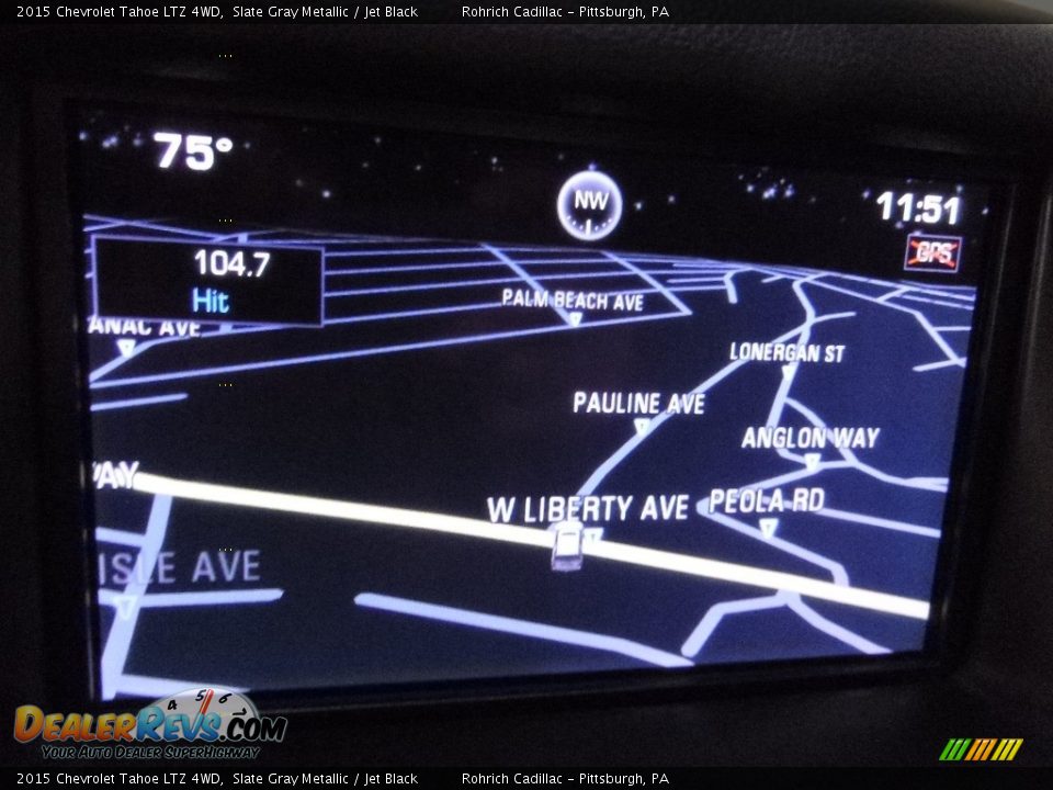 2015 Chevrolet Tahoe LTZ 4WD Slate Gray Metallic / Jet Black Photo #4