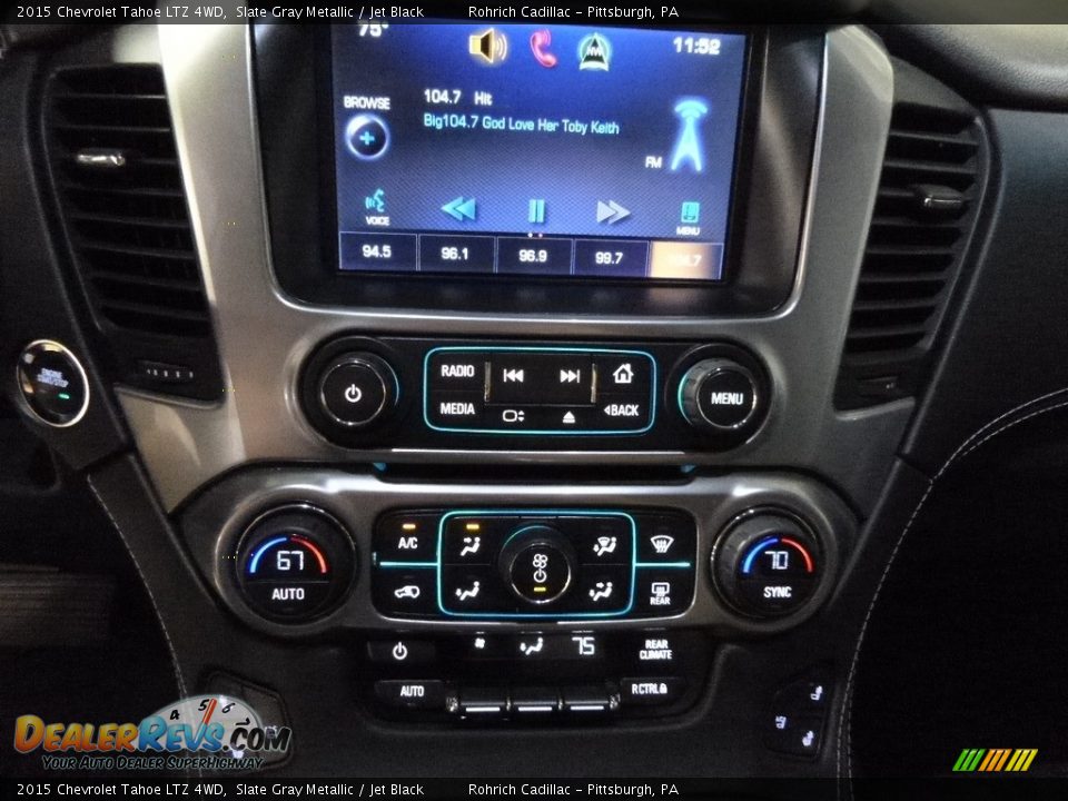 2015 Chevrolet Tahoe LTZ 4WD Slate Gray Metallic / Jet Black Photo #5