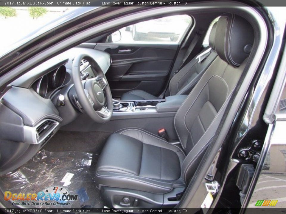Jet Interior - 2017 Jaguar XE 35t R-Sport Photo #3