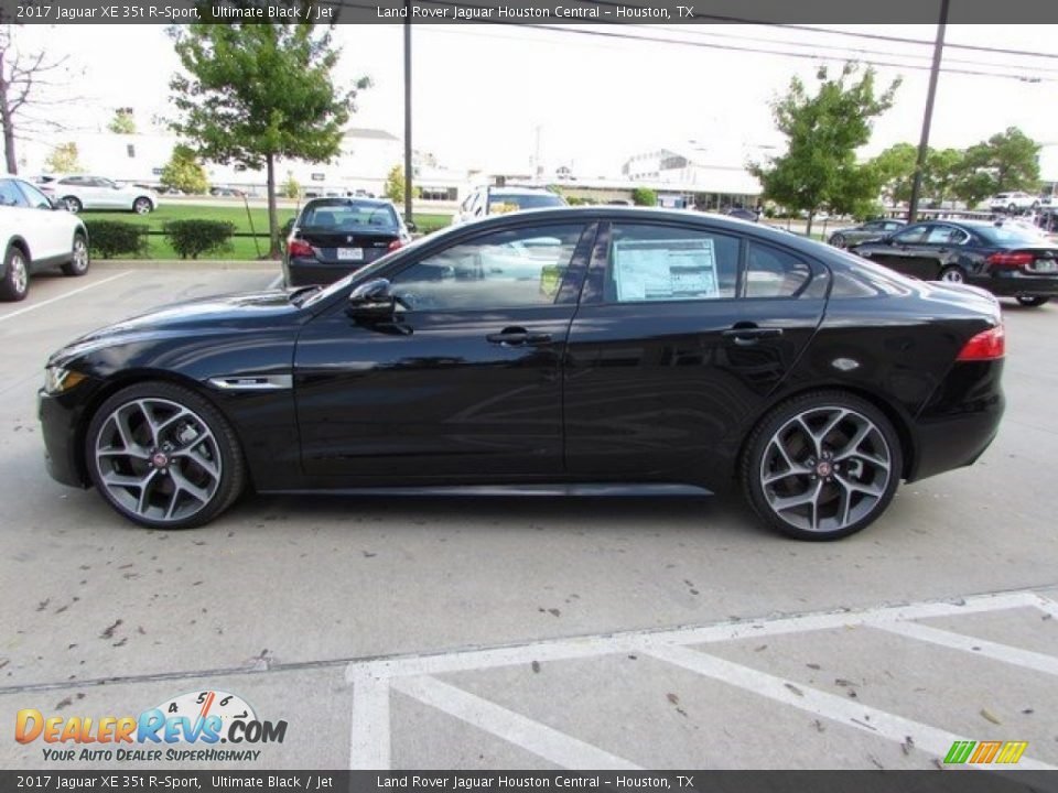 2017 Jaguar XE 35t R-Sport Ultimate Black / Jet Photo #10