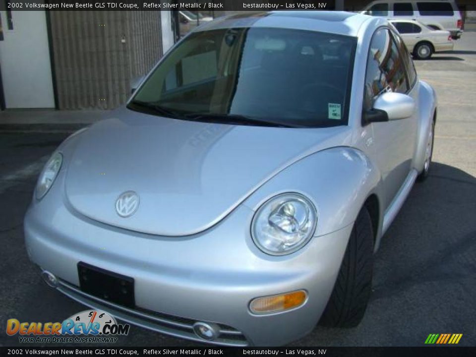 2002 Volkswagen New Beetle GLS TDI Coupe Reflex Silver Metallic / Black Photo #1