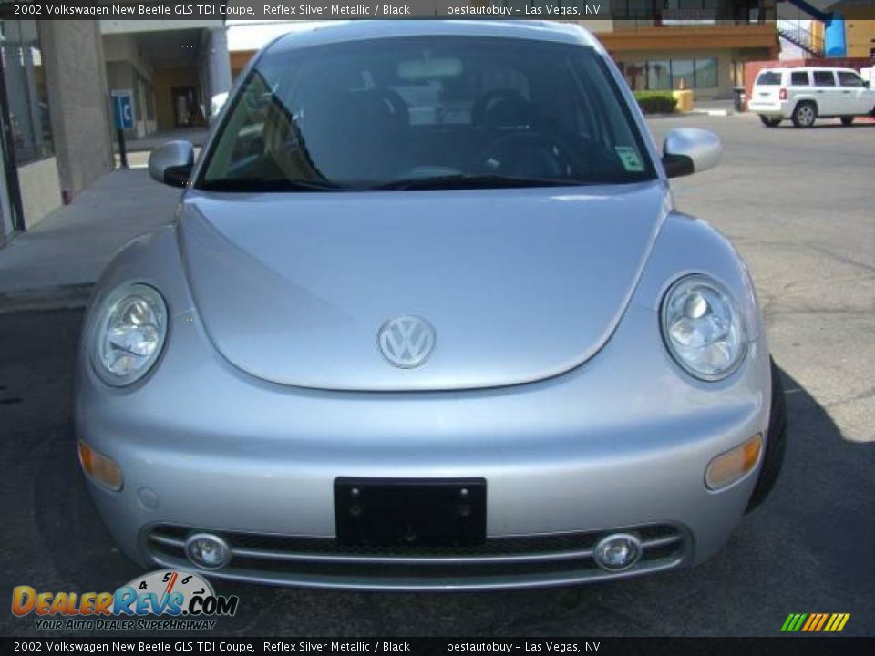 2002 Volkswagen New Beetle GLS TDI Coupe Reflex Silver Metallic / Black Photo #2
