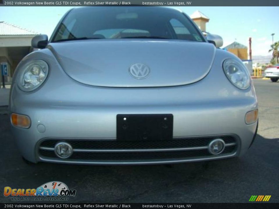 2002 Volkswagen New Beetle GLS TDI Coupe Reflex Silver Metallic / Black Photo #3
