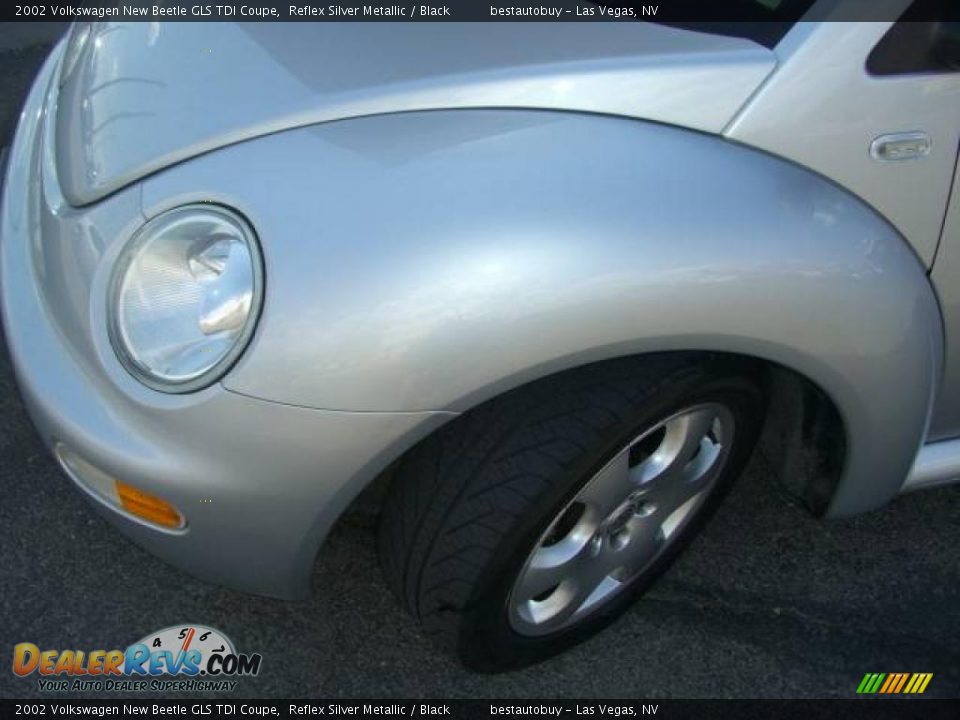 2002 Volkswagen New Beetle GLS TDI Coupe Reflex Silver Metallic / Black Photo #11
