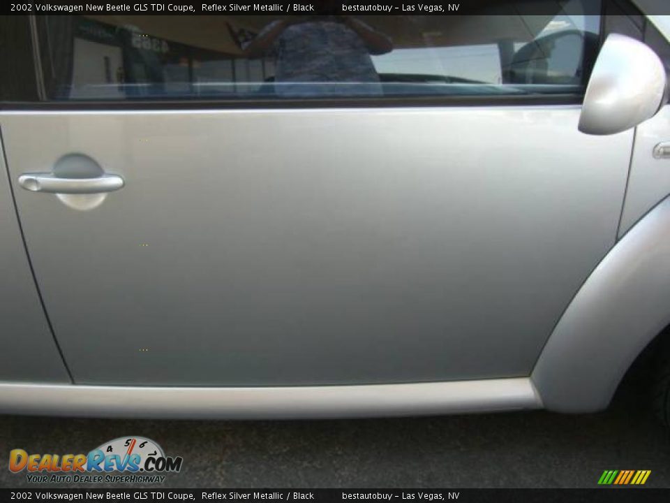 2002 Volkswagen New Beetle GLS TDI Coupe Reflex Silver Metallic / Black Photo #14