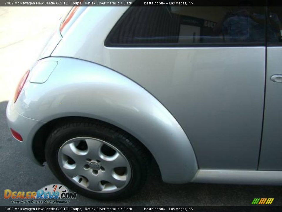 2002 Volkswagen New Beetle GLS TDI Coupe Reflex Silver Metallic / Black Photo #15