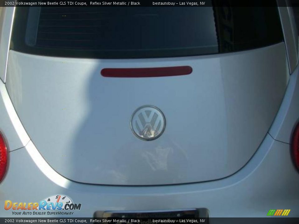 2002 Volkswagen New Beetle GLS TDI Coupe Reflex Silver Metallic / Black Photo #16
