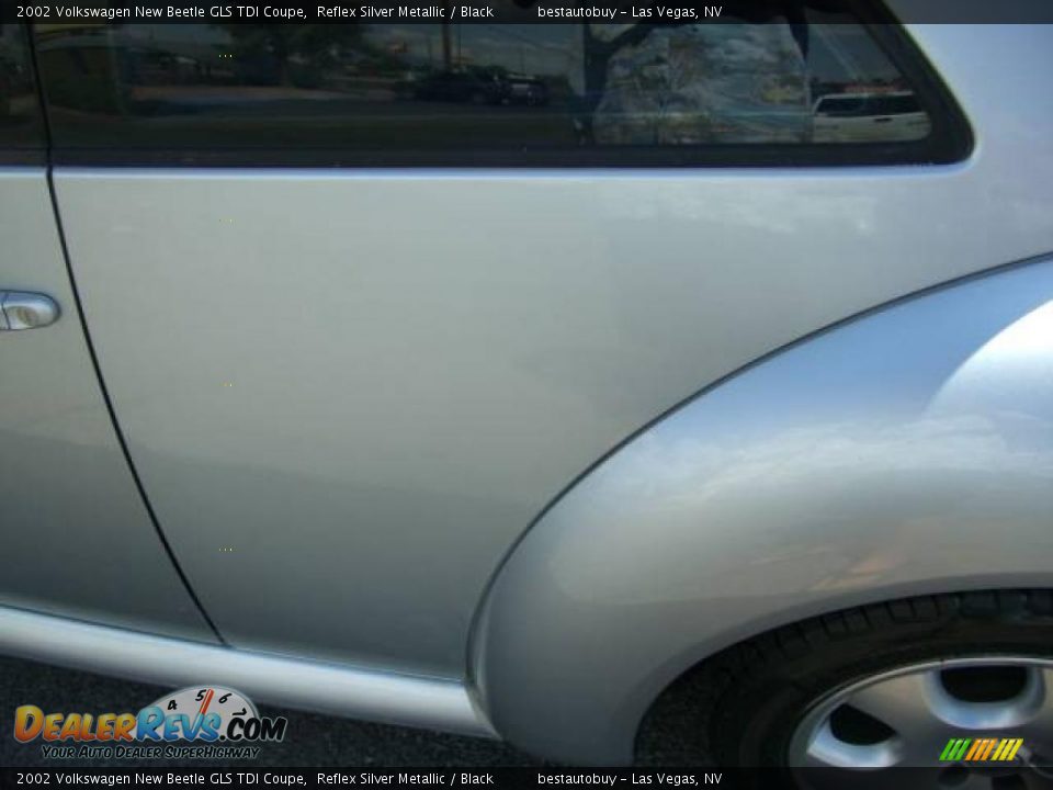2002 Volkswagen New Beetle GLS TDI Coupe Reflex Silver Metallic / Black Photo #18