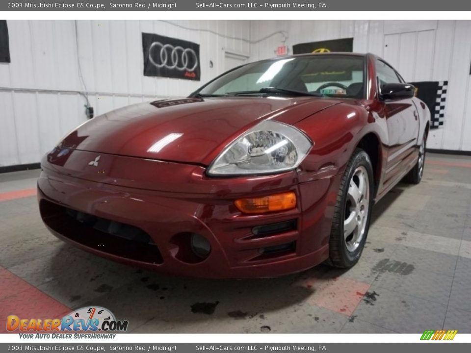 Front 3/4 View of 2003 Mitsubishi Eclipse GS Coupe Photo #3