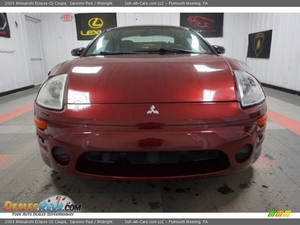 2003 Mitsubishi Eclipse GS Coupe Saronno Red / Midnight Photo #4