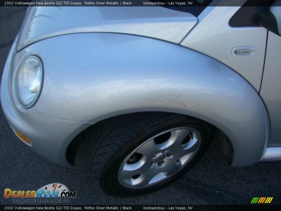 2002 Volkswagen New Beetle GLS TDI Coupe Reflex Silver Metallic / Black Photo #20
