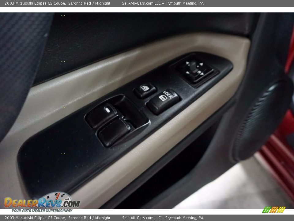 2003 Mitsubishi Eclipse GS Coupe Saronno Red / Midnight Photo #13