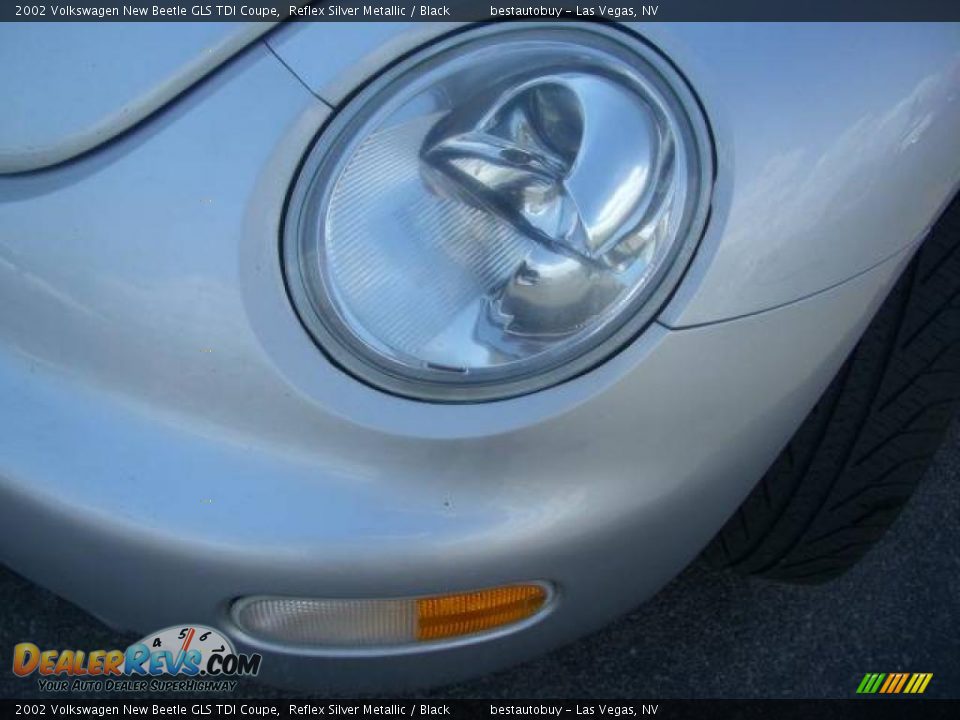 2002 Volkswagen New Beetle GLS TDI Coupe Reflex Silver Metallic / Black Photo #21