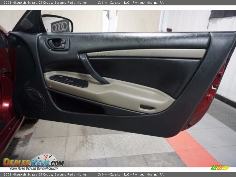 2003 Mitsubishi Eclipse GS Coupe Saronno Red / Midnight Photo #15