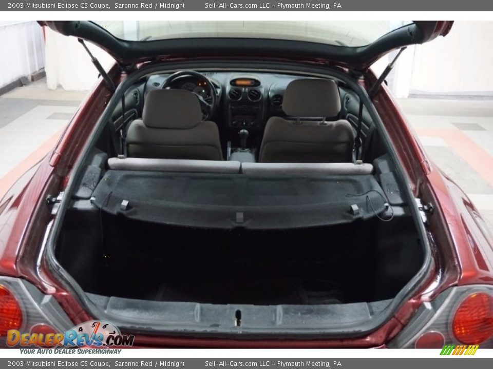 2003 Mitsubishi Eclipse GS Coupe Saronno Red / Midnight Photo #18