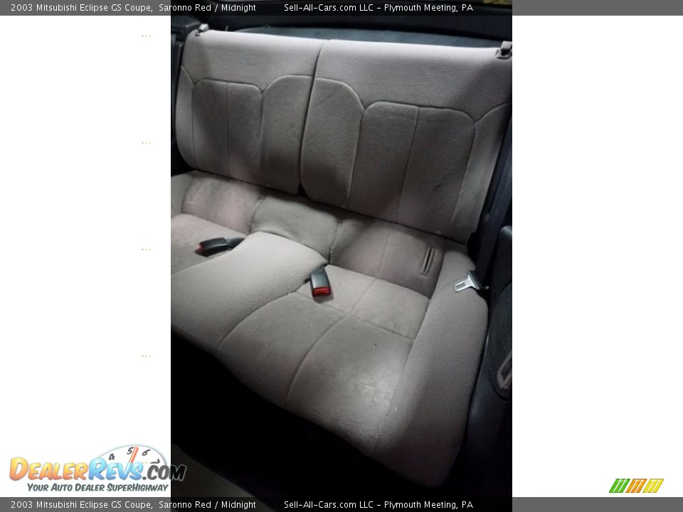 2003 Mitsubishi Eclipse GS Coupe Saronno Red / Midnight Photo #20
