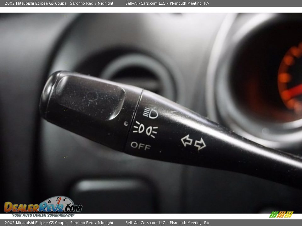 2003 Mitsubishi Eclipse GS Coupe Saronno Red / Midnight Photo #26