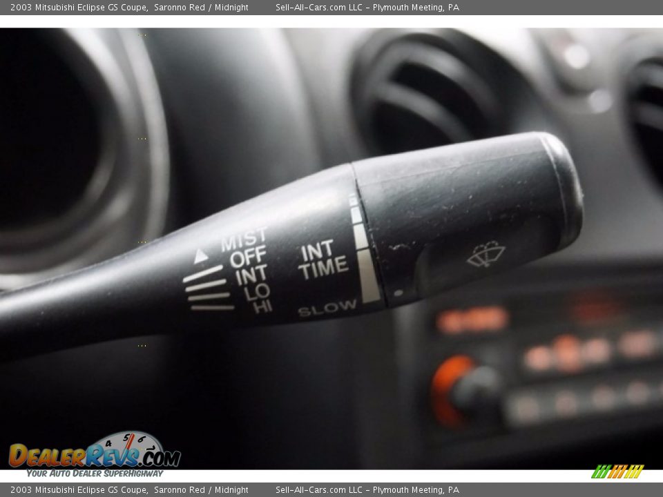 2003 Mitsubishi Eclipse GS Coupe Saronno Red / Midnight Photo #27