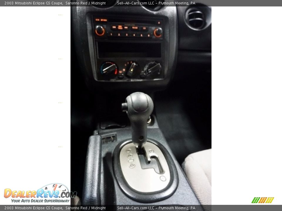 2003 Mitsubishi Eclipse GS Coupe Saronno Red / Midnight Photo #32