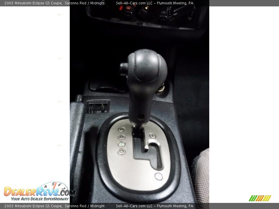 2003 Mitsubishi Eclipse GS Coupe Saronno Red / Midnight Photo #35