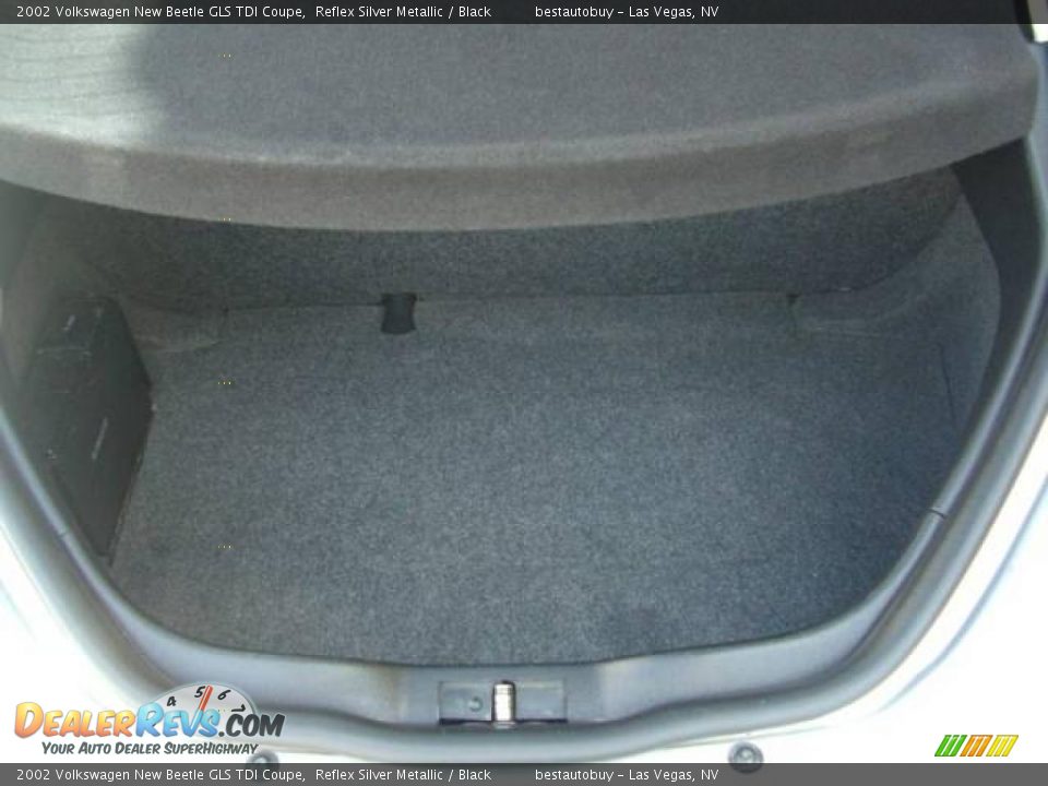 2002 Volkswagen New Beetle GLS TDI Coupe Reflex Silver Metallic / Black Photo #25