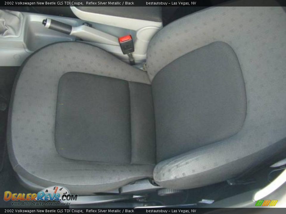2002 Volkswagen New Beetle GLS TDI Coupe Reflex Silver Metallic / Black Photo #28