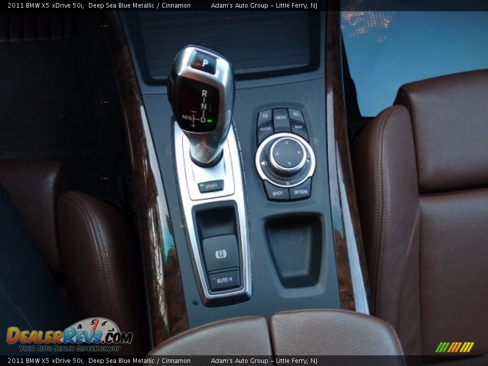 2011 BMW X5 xDrive 50i Deep Sea Blue Metallic / Cinnamon Photo #19