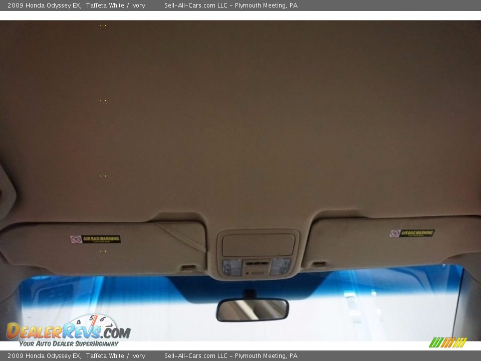 2009 Honda Odyssey EX Taffeta White / Ivory Photo #27