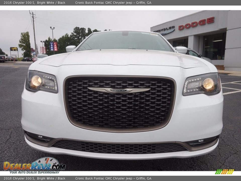2016 Chrysler 300 S Bright White / Black Photo #2